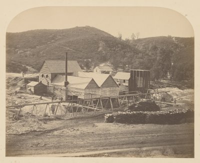 Mt. Ophir Mill by Carleton E. Watkins